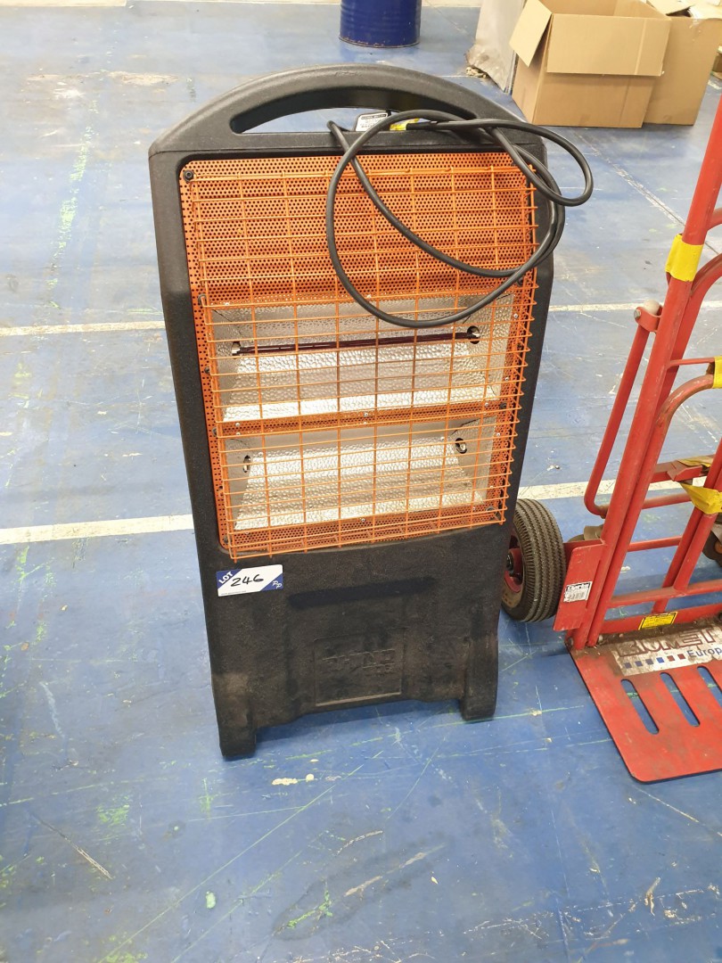 Rhino TQ3000 thermo quartz heater, 2.8kW