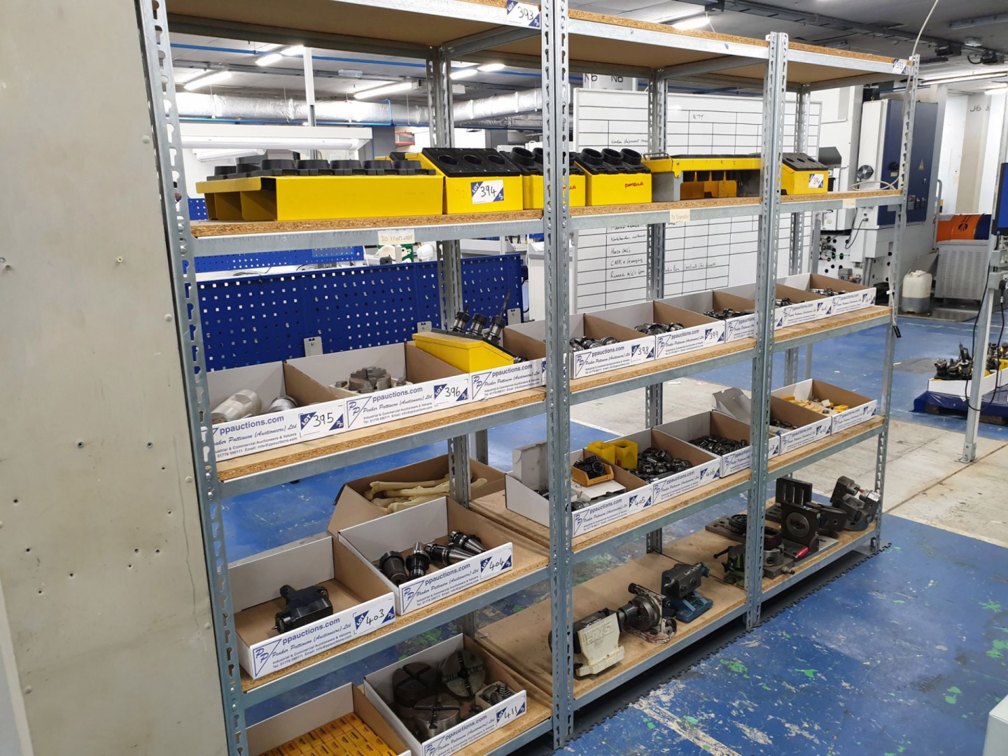 3 bays light duty storage shelving, 900x450mm shel...