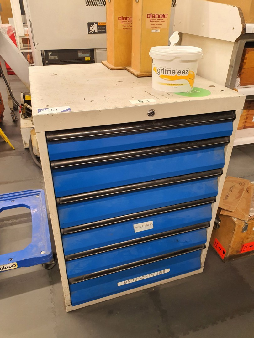 Blue / white 6 drawer tool cabinet, 750x750x1000mm...