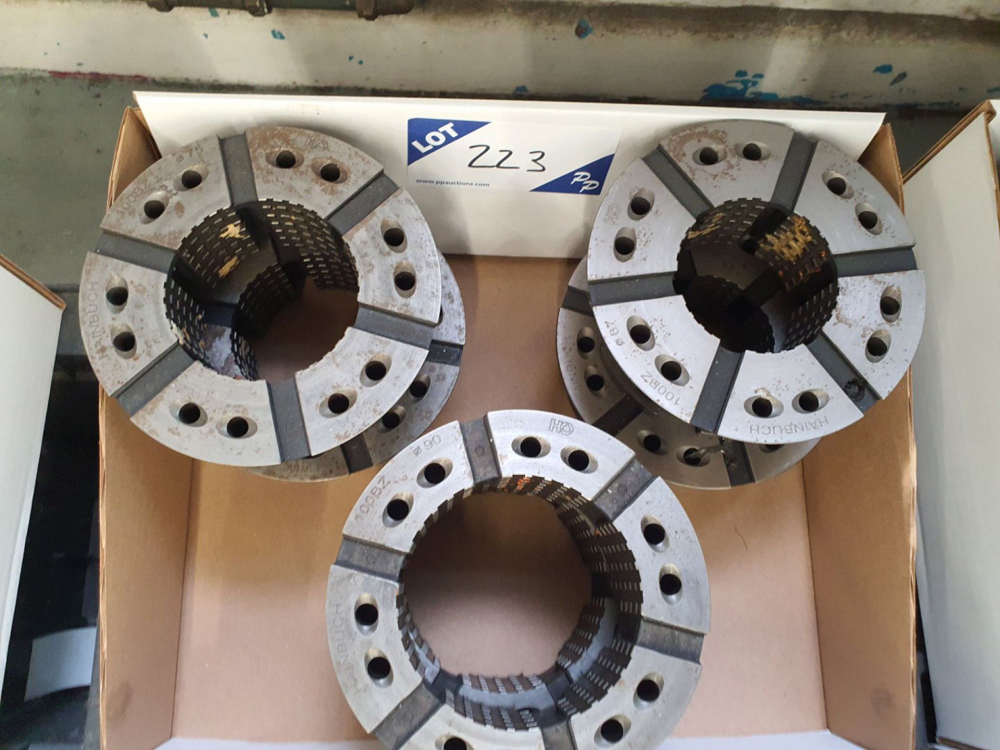 Index G300 tooling inc: 6x various Hainbuch 100BZ...