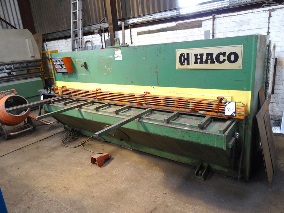 Haco TS3006 hydraulic guillotine, 3050x6mm capacit...