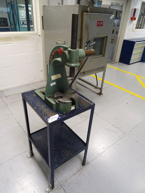 Edwards No1A manual lever press on base