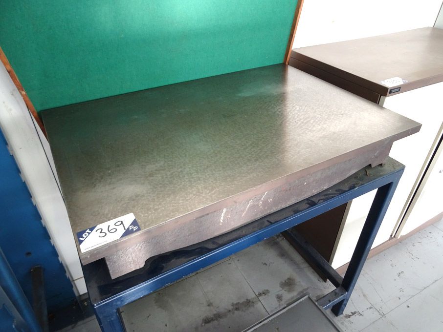36x24" CI surface plate on bench