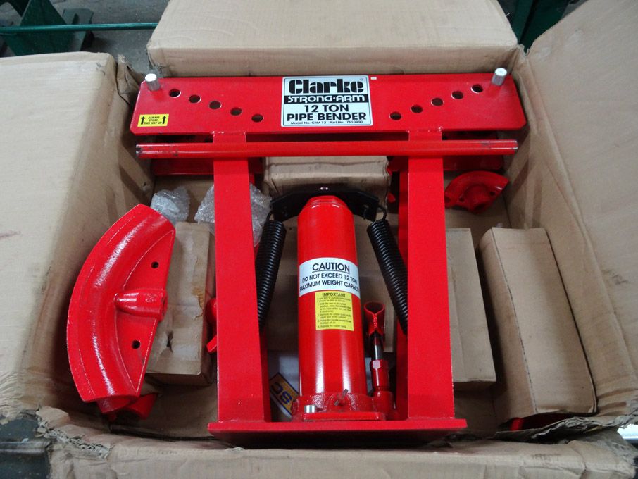 Clarke StrongArm 12 ton CHV-12 pipe bender (boxed...