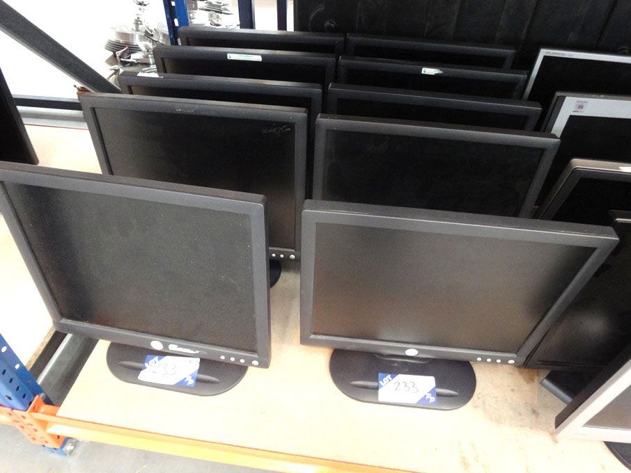 10x Dell E173FPF 17" LCD monitors