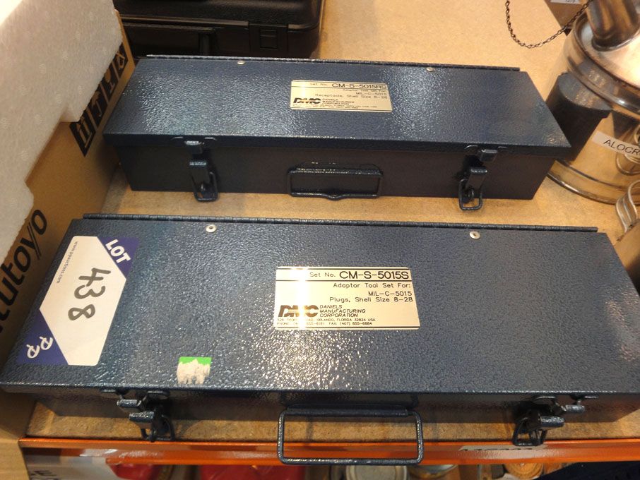 2x DMC CM-S-5015S adapter tool sets in cases