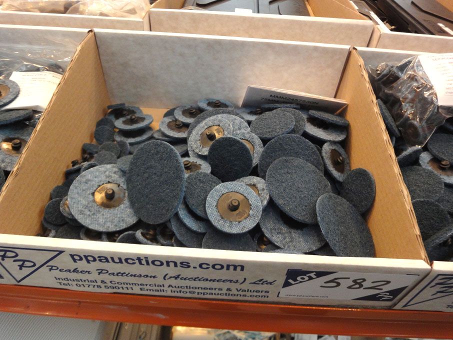 Qty various face conditioning discs to 75mm (unuse...