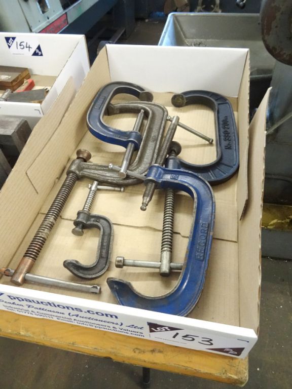 5x Record etc G clamps to 200mm
