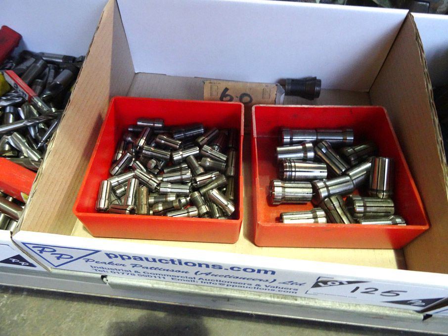 Qty Crawford, Kennametal machine collets to 19mm a...