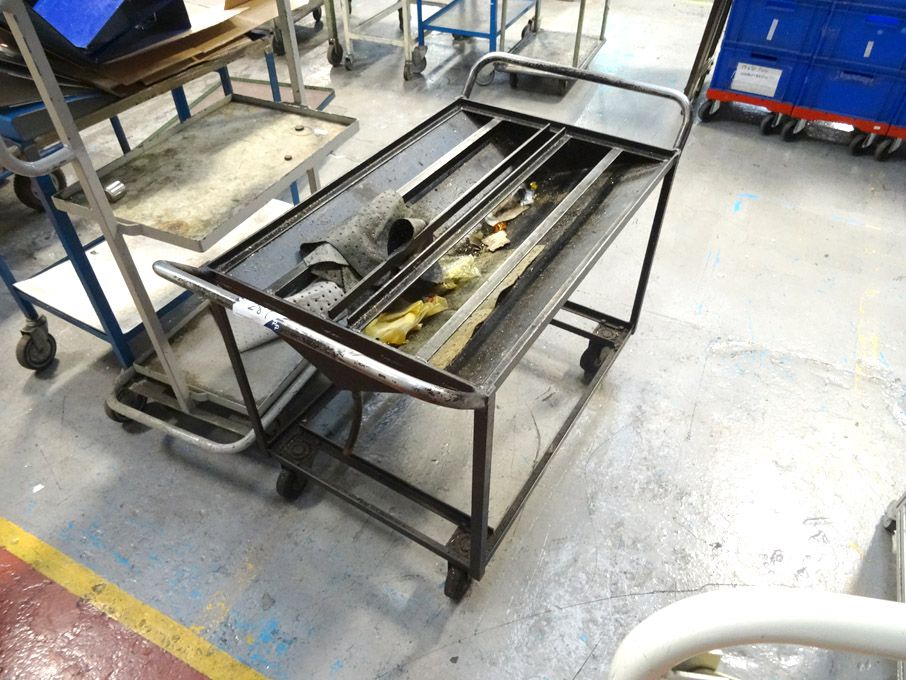 940x630mm mobile drainage trolley