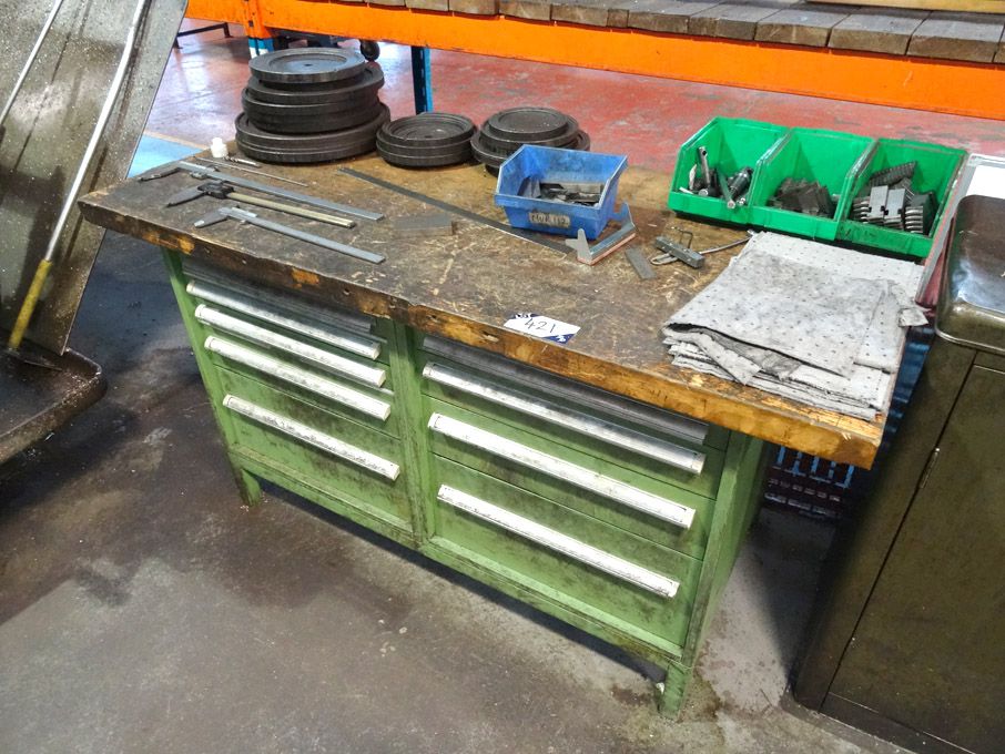 1500x700mm work bench with built in drawers