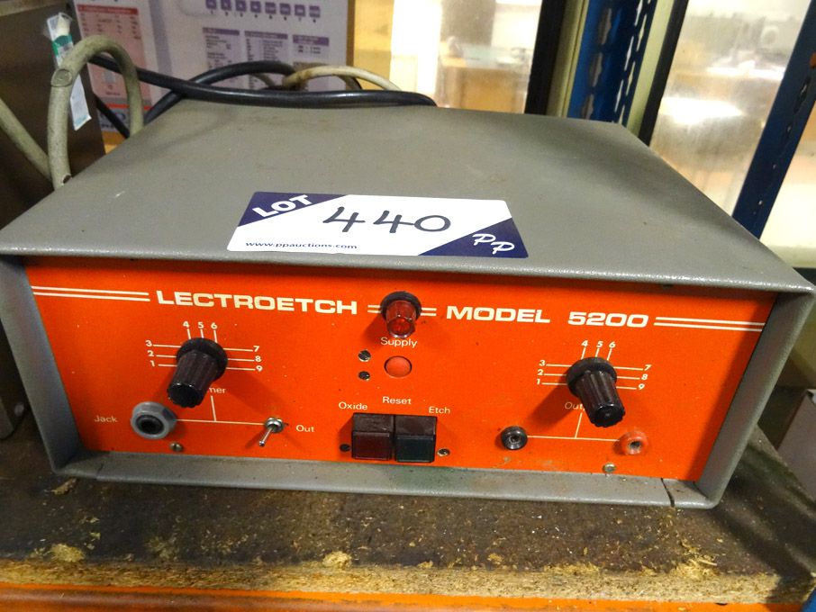 Lectroetch 5200 etching control unit