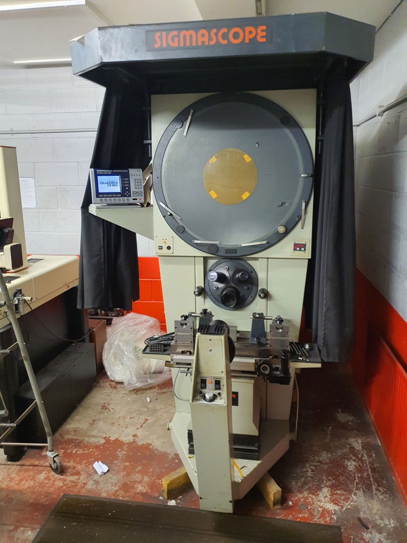 Sigmascope 750 shadowgraph, Quadra Chek 200 DRO, 8...