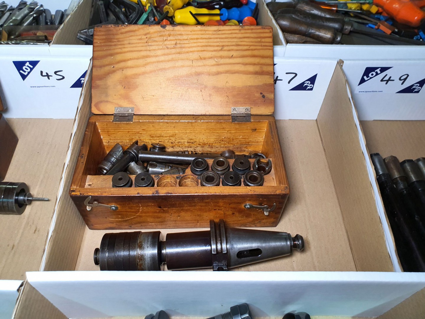 SPV CGS-12 quick change collet chuck with 40int to...