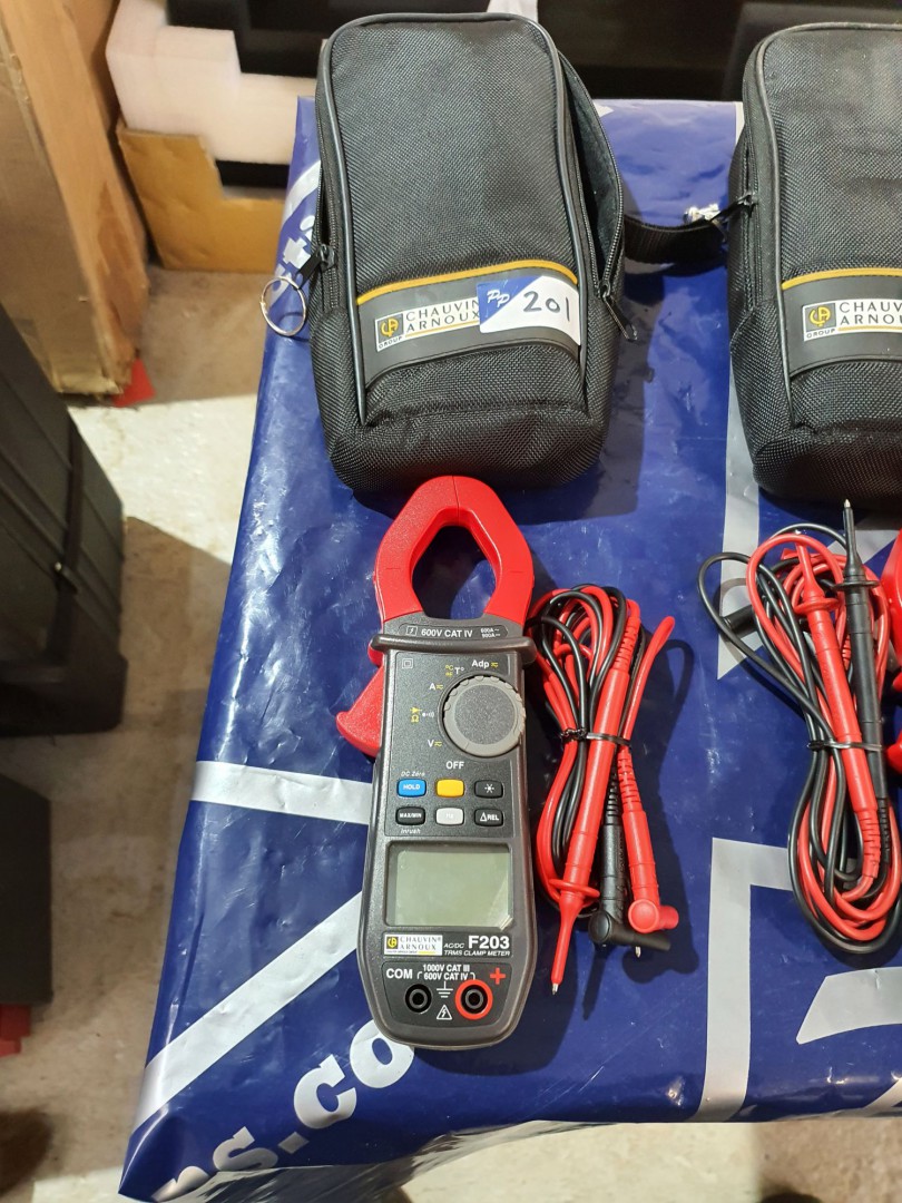 Chauvin Arnoux F203 TRMS clamp meter, 600v (284)