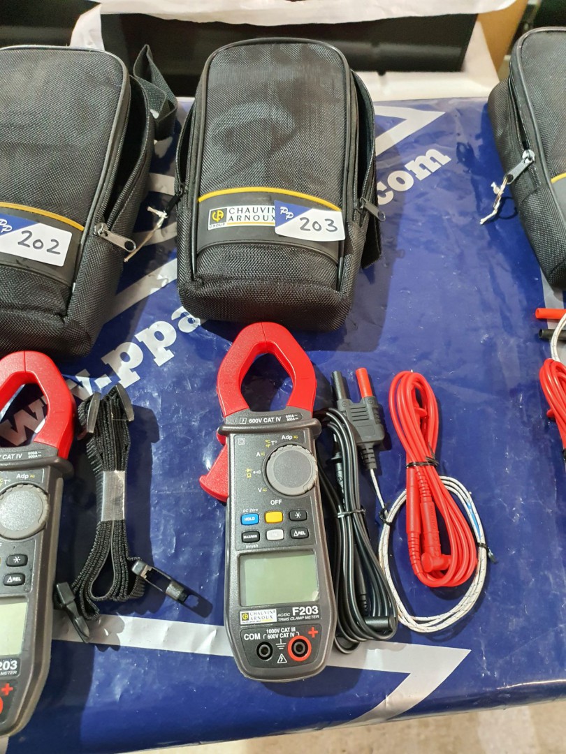 Chauvin Arnoux F203 TRMS clamp meter, 600v (287)