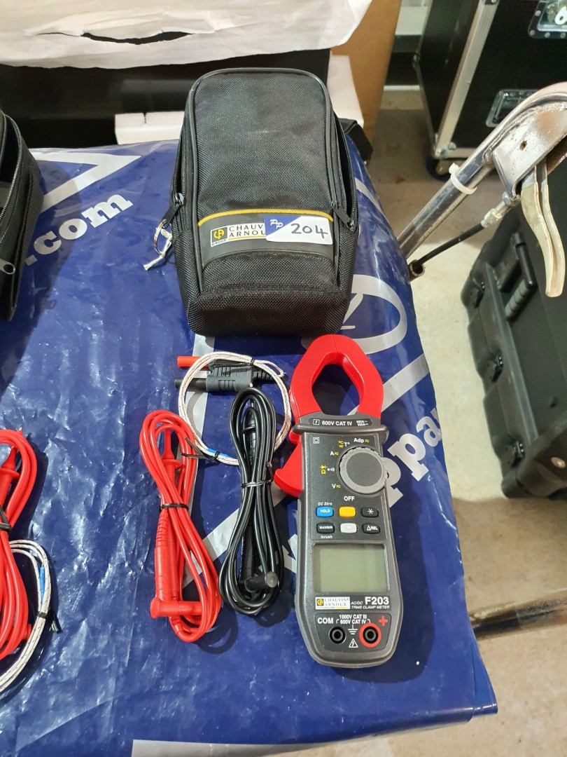 Chauvin Arnoux F203 TRMS clamp meter, 600v (285)
