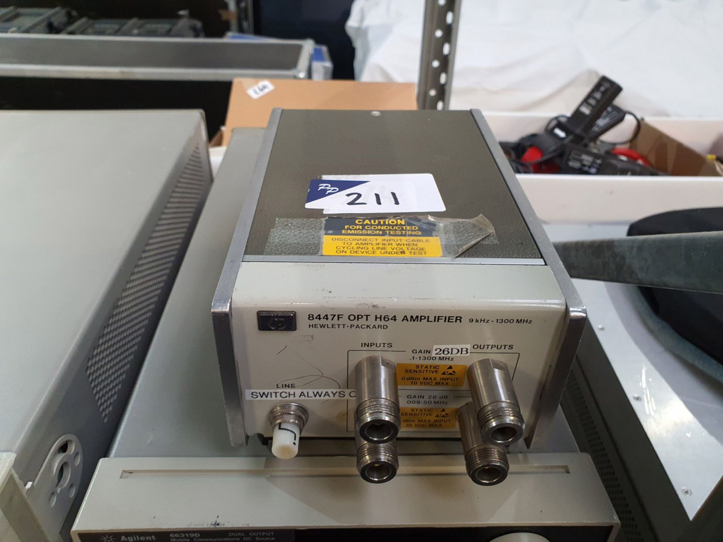 HP 8447F OPT H64 amplifier (374)