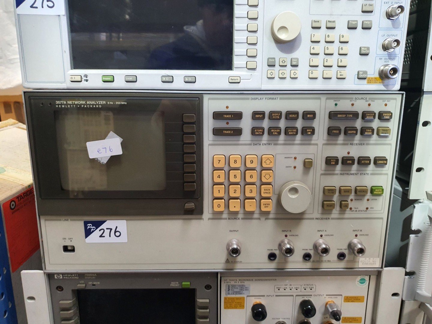 HP / Agilent 3577A network analyser, 5Hz-200MHz (E...