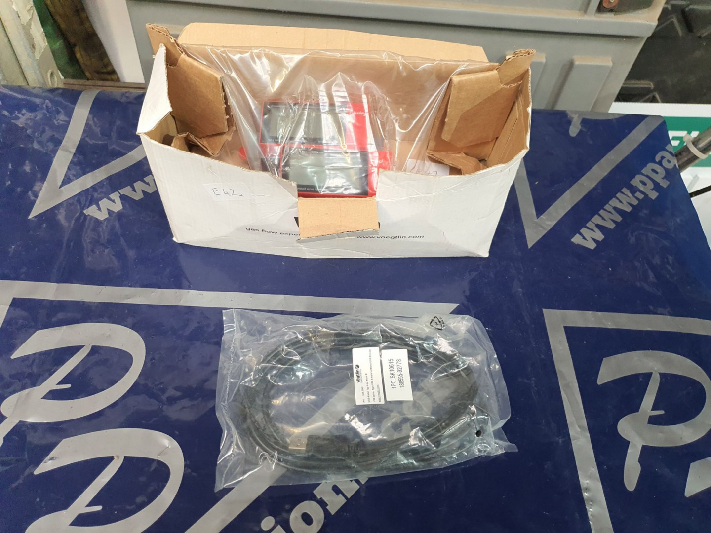 2x Vogtlin LFE GCM-C9EA-BN00 flow meter with lead...