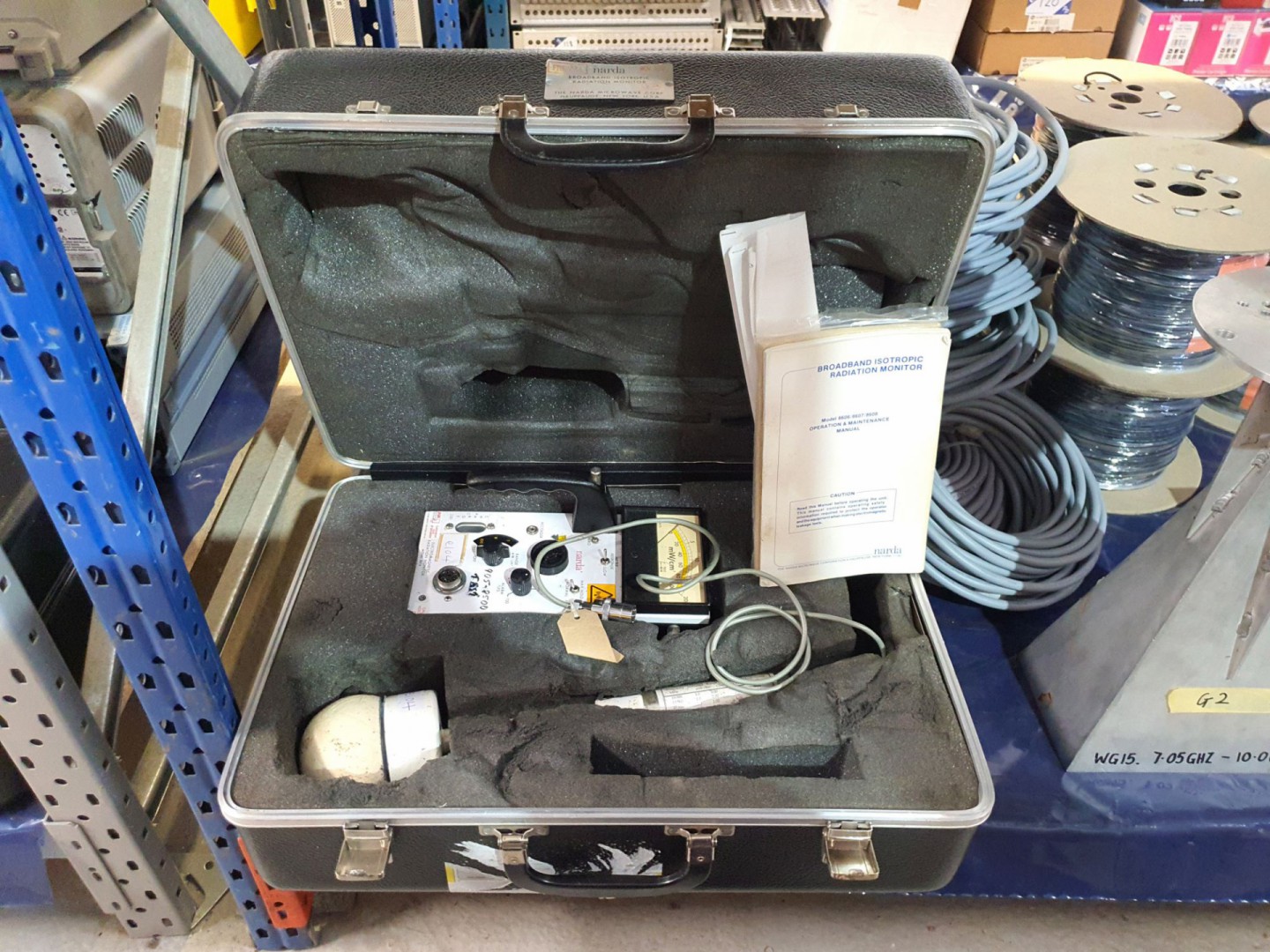 Narda 8616 electromagnetic radiation monitor with...
