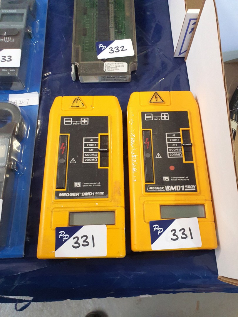 2x Megger BMD1 insulation tester, 500v (A240 & A24...