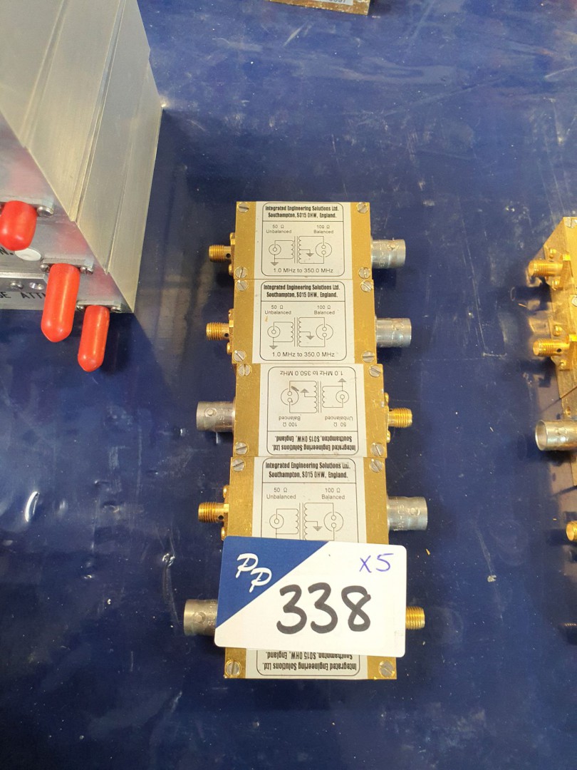 5x Integrated Engineering BAL-INM4 balun, 50ohms-1...