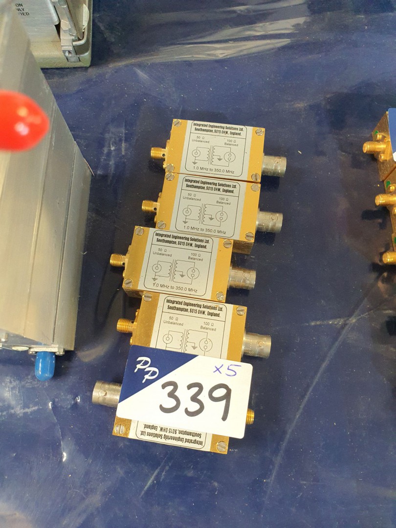 5x Integrated Engineering BAL-INM4 balun, 50ohms-1...