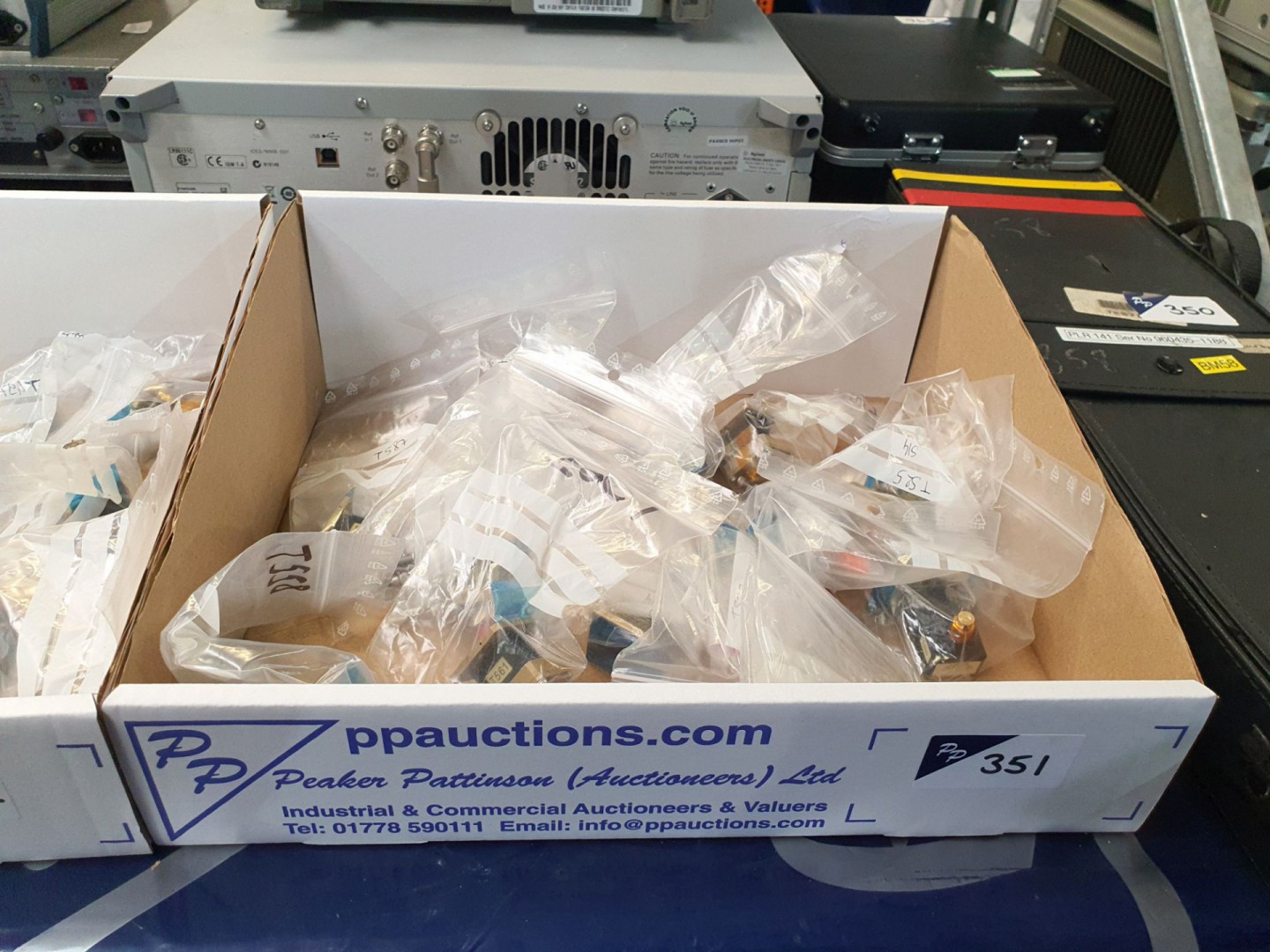 13x Cobham waveguide-SMA adaptors (E116)
