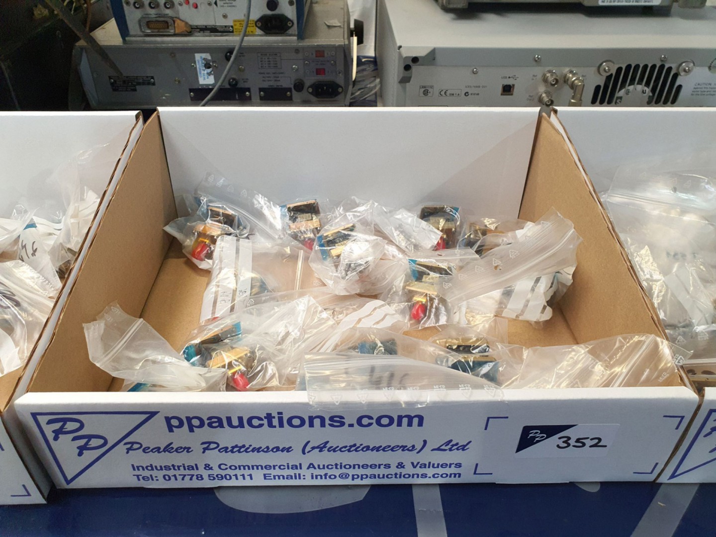 13x Cobham waveguide-SMA adaptors (E115)