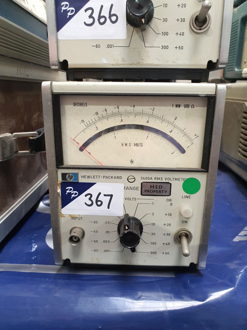 HP 3400A millivoltmeter (E106)