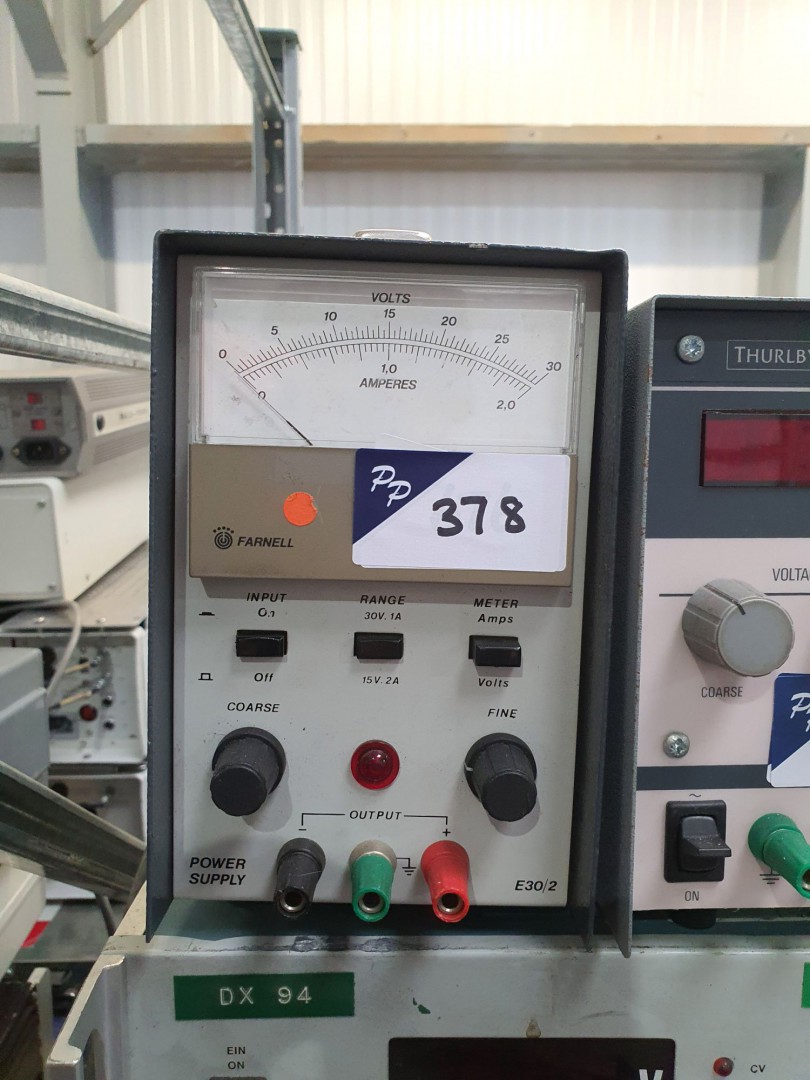 Farnell E30/2 PSU, 0-30v, 1A / 15v, 2A (A46)