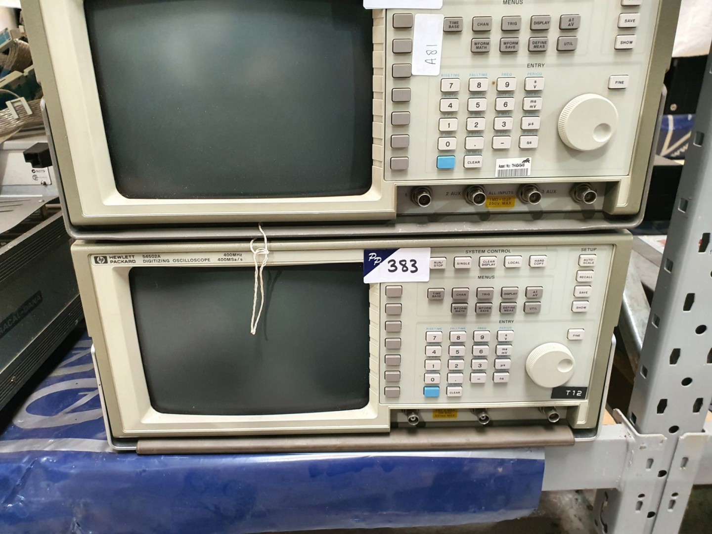 HP 54502A oscilloscope, 400MHz/400MS a/s, dual tra...
