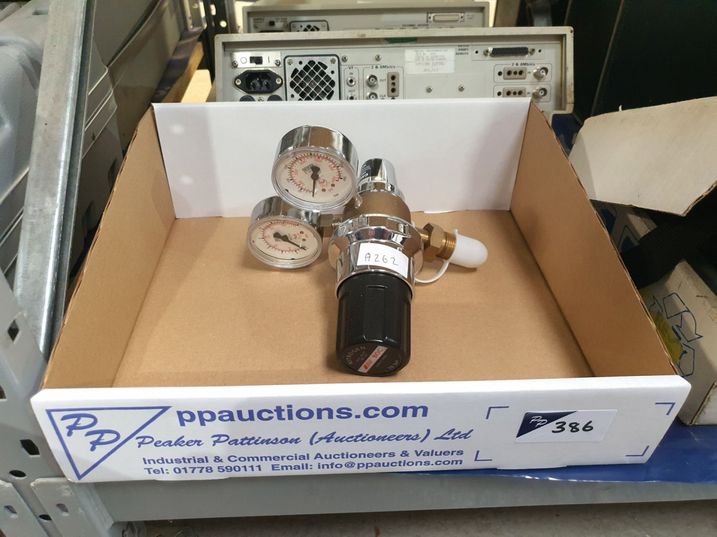 BOC pressure gauge (A262)