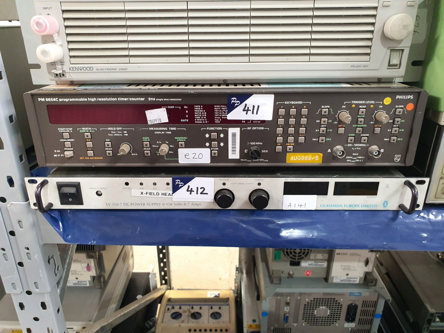 Glassman LV 150-7 PSU, 0-150v, 0-7A (A141)