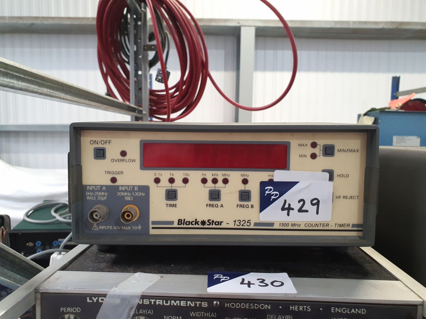 Blackstar 1325 counter timer, 5Hz-1.3GHz with manu...