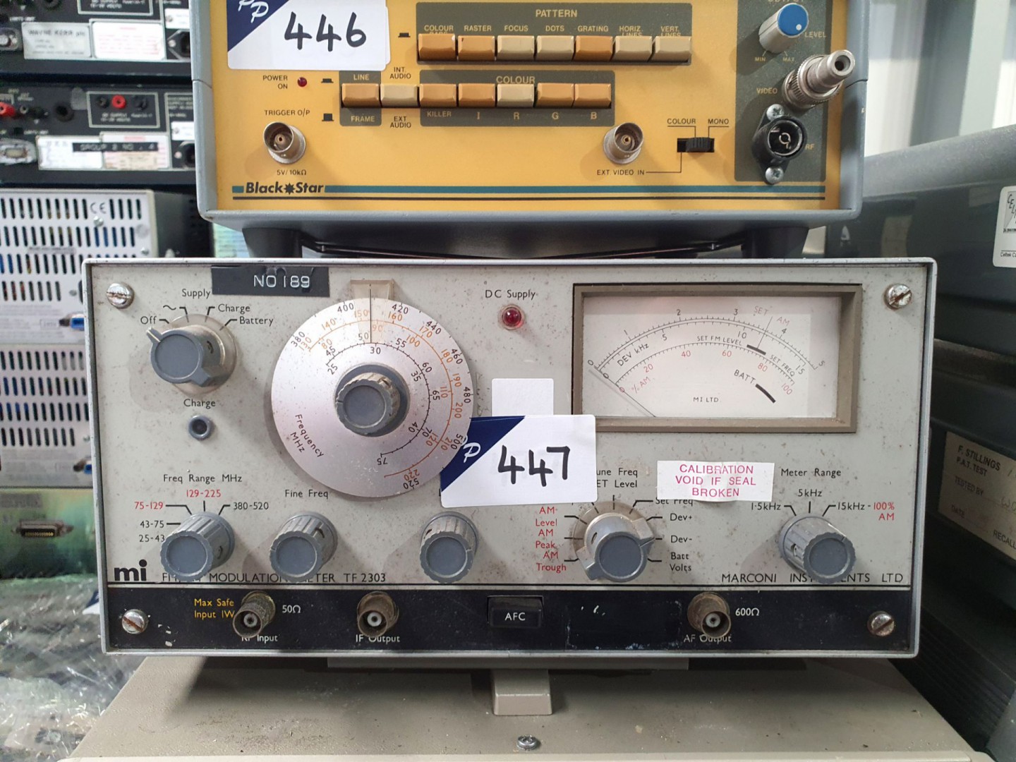 Marconi 2303 AM/FM modulation meter (A200)