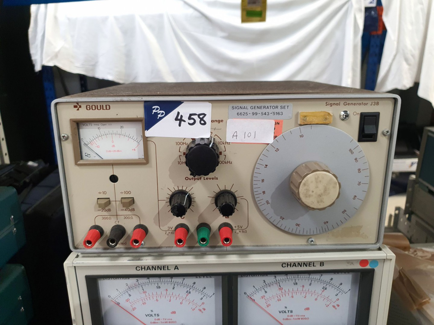 Gould J3B signal generator, 10Hz-100kHz, balanced...