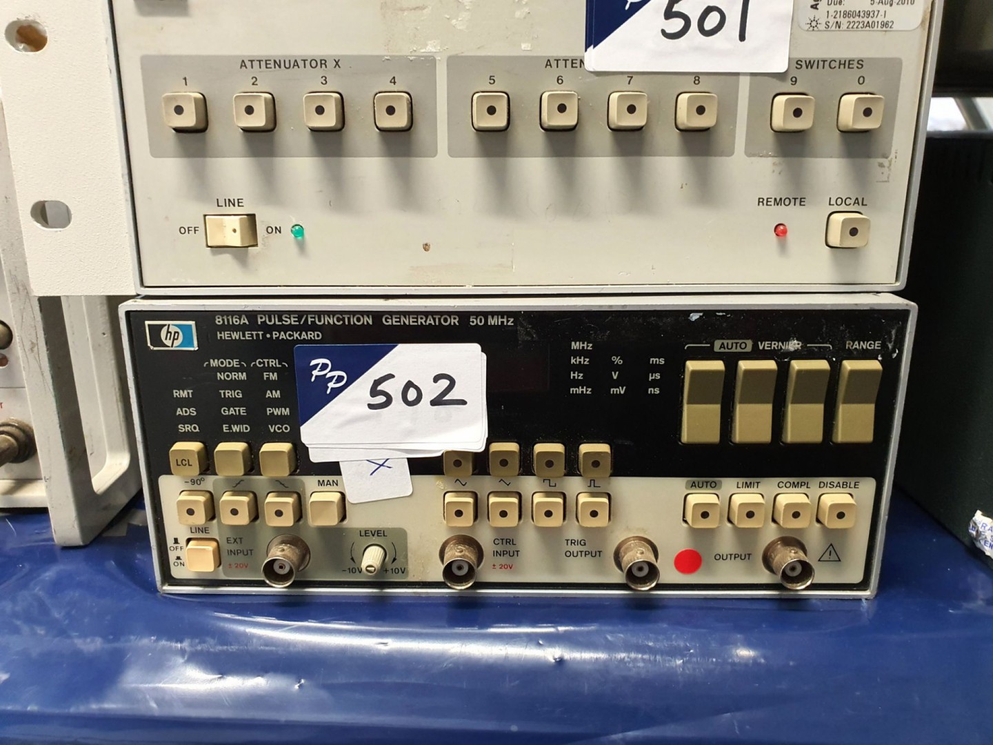 HP 8116A pulse / function generator (X302)