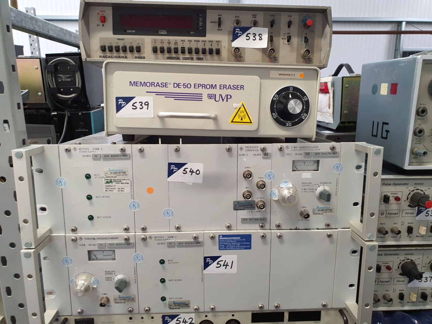 Rohde & Schwarz XSRM-Z & SD2 frequency standard, 1...