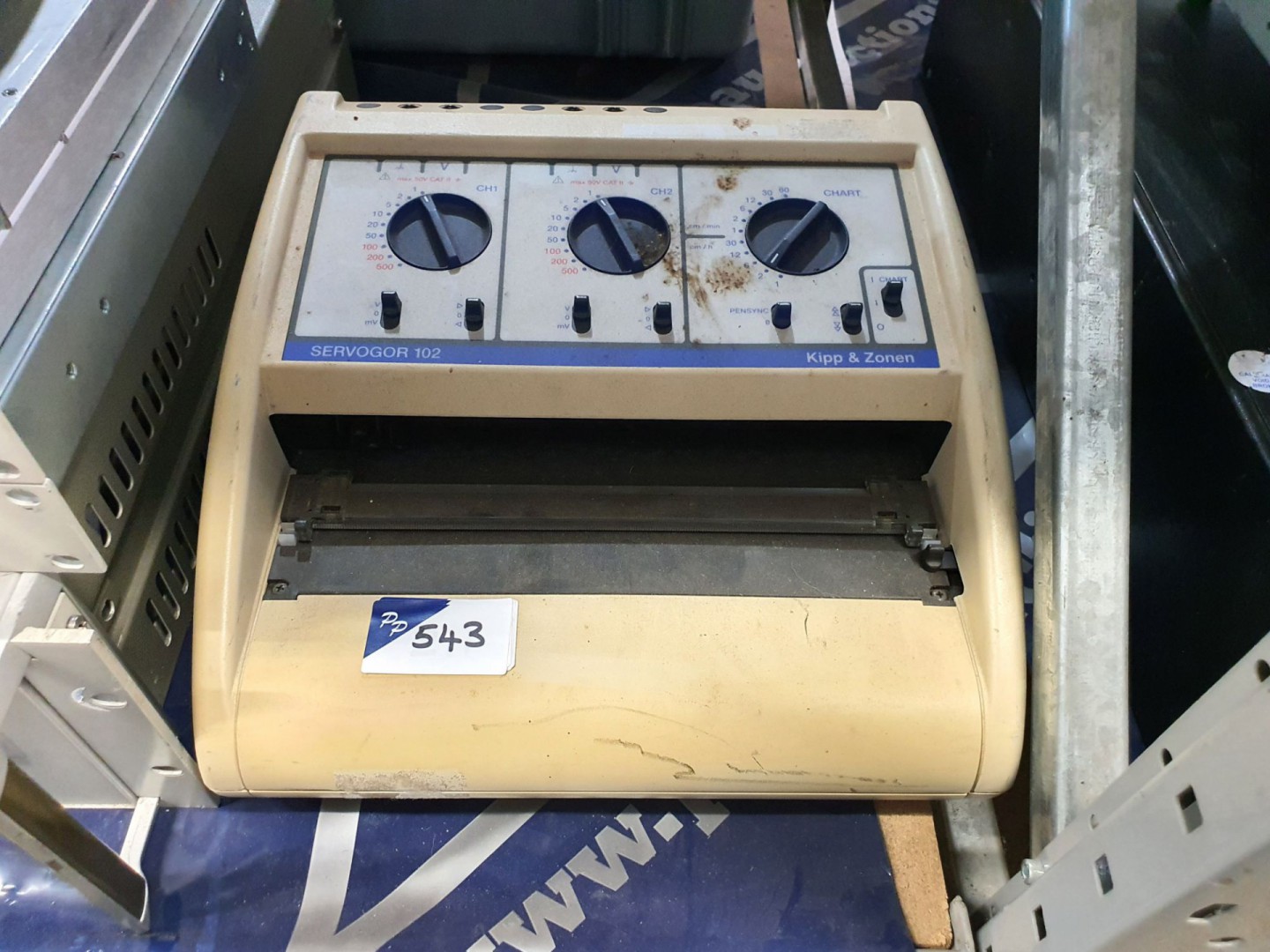 Kipp & Zonen Servogor 102 chart recorder, 2 channe...