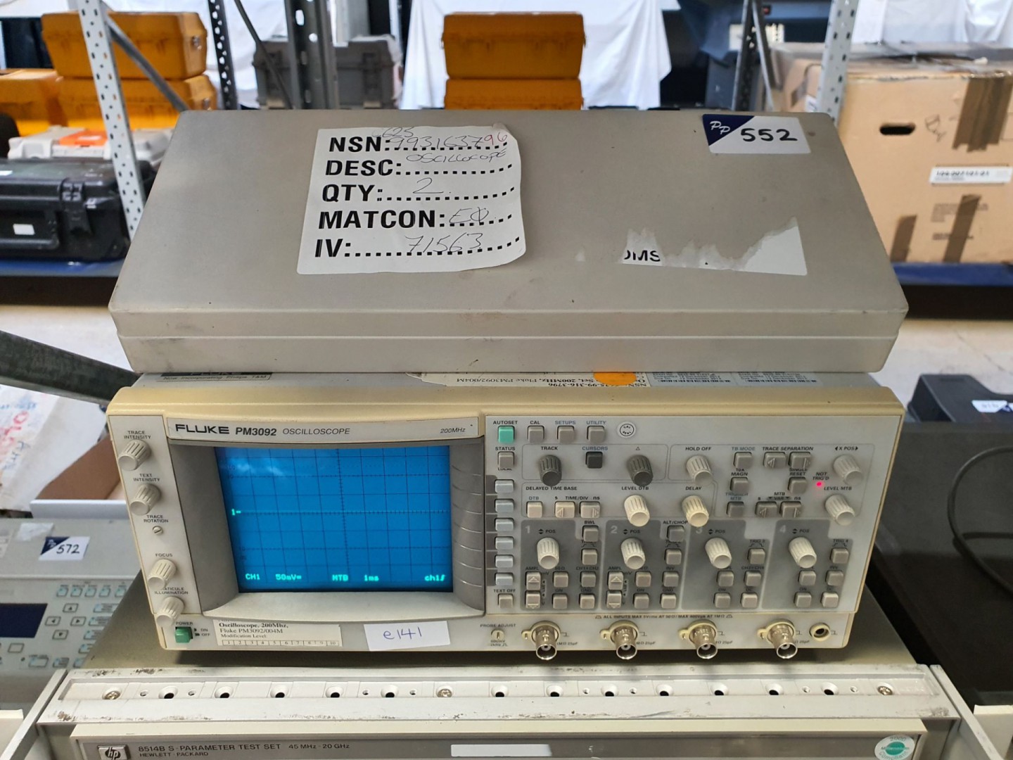 Fluke / Philips PM3092 200MHz 2 + 2 channel oscill...