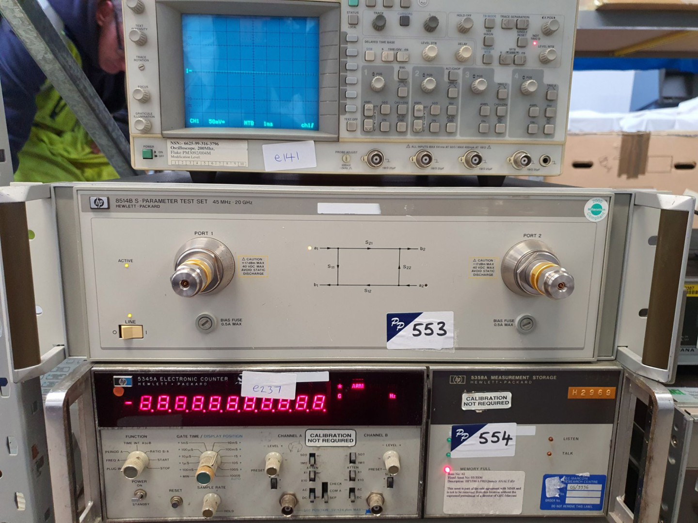 HP / Agilent 8514B S-parameter test set, 45MHz-20G...