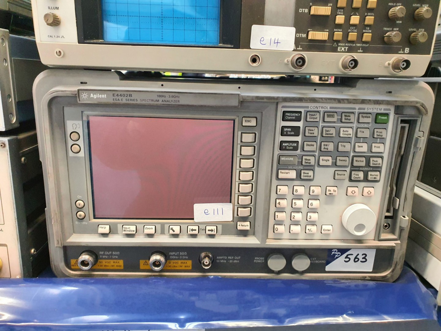 Agilent E4402B ESA-E Series spectrum analyser with...