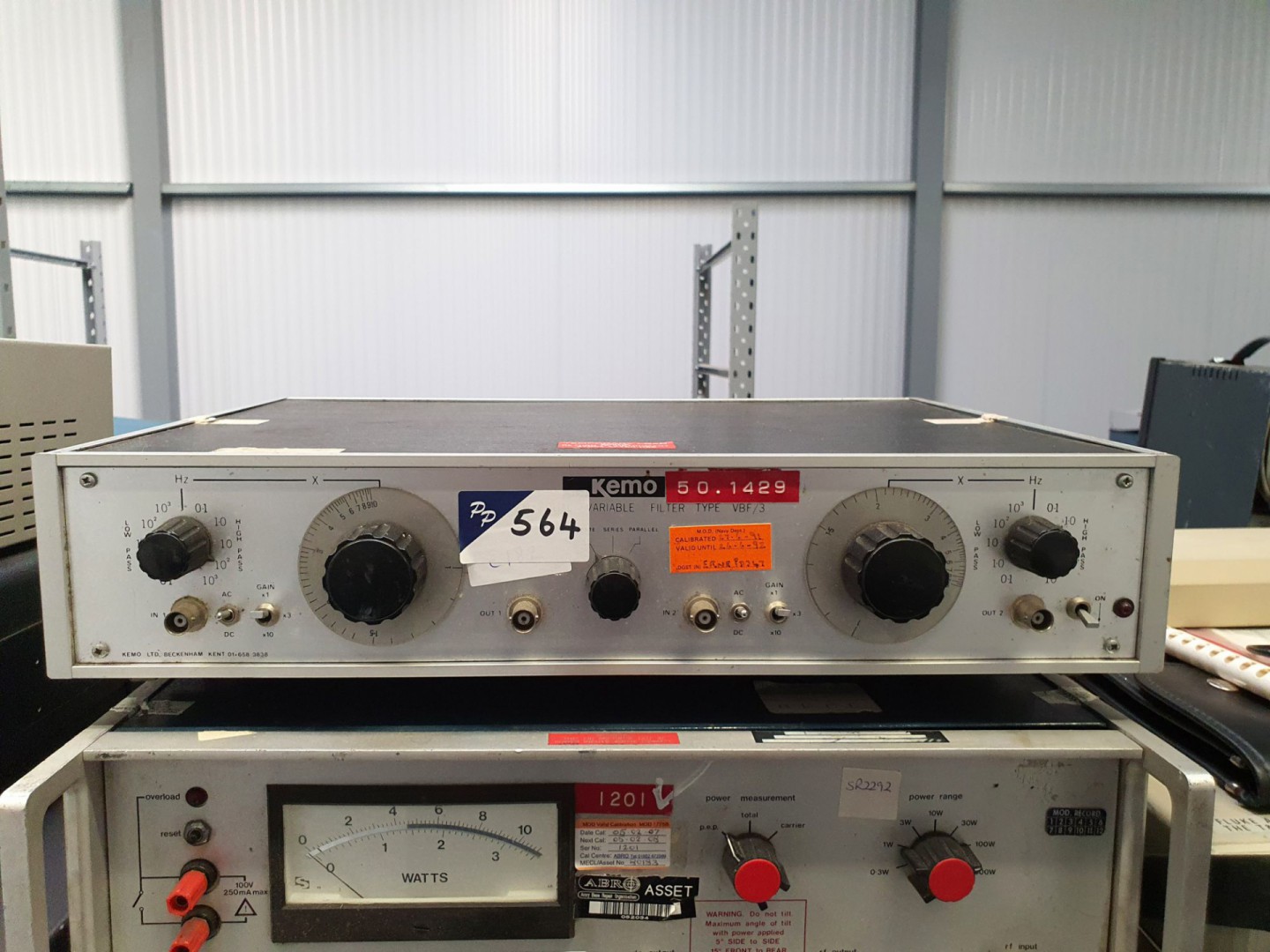 Kemo VBF/3 dual variable filter, 0.1Hz-10kHz (E182...