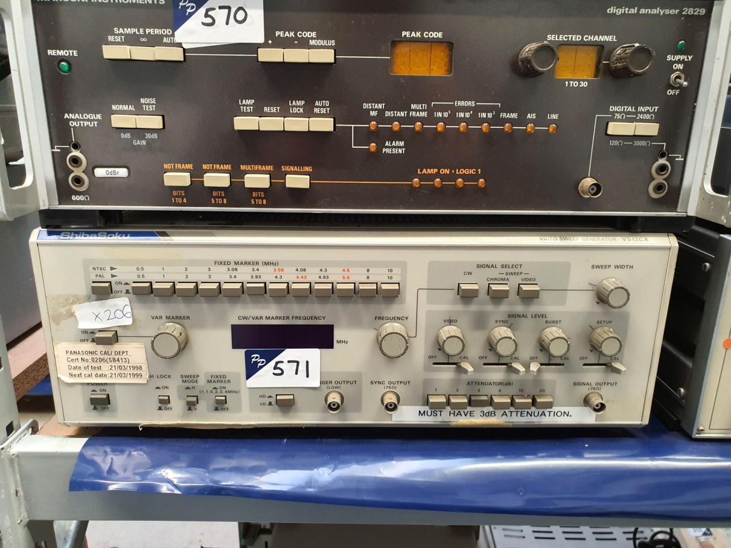 Shiba SOKU VS12CX video sweep generator (X206)