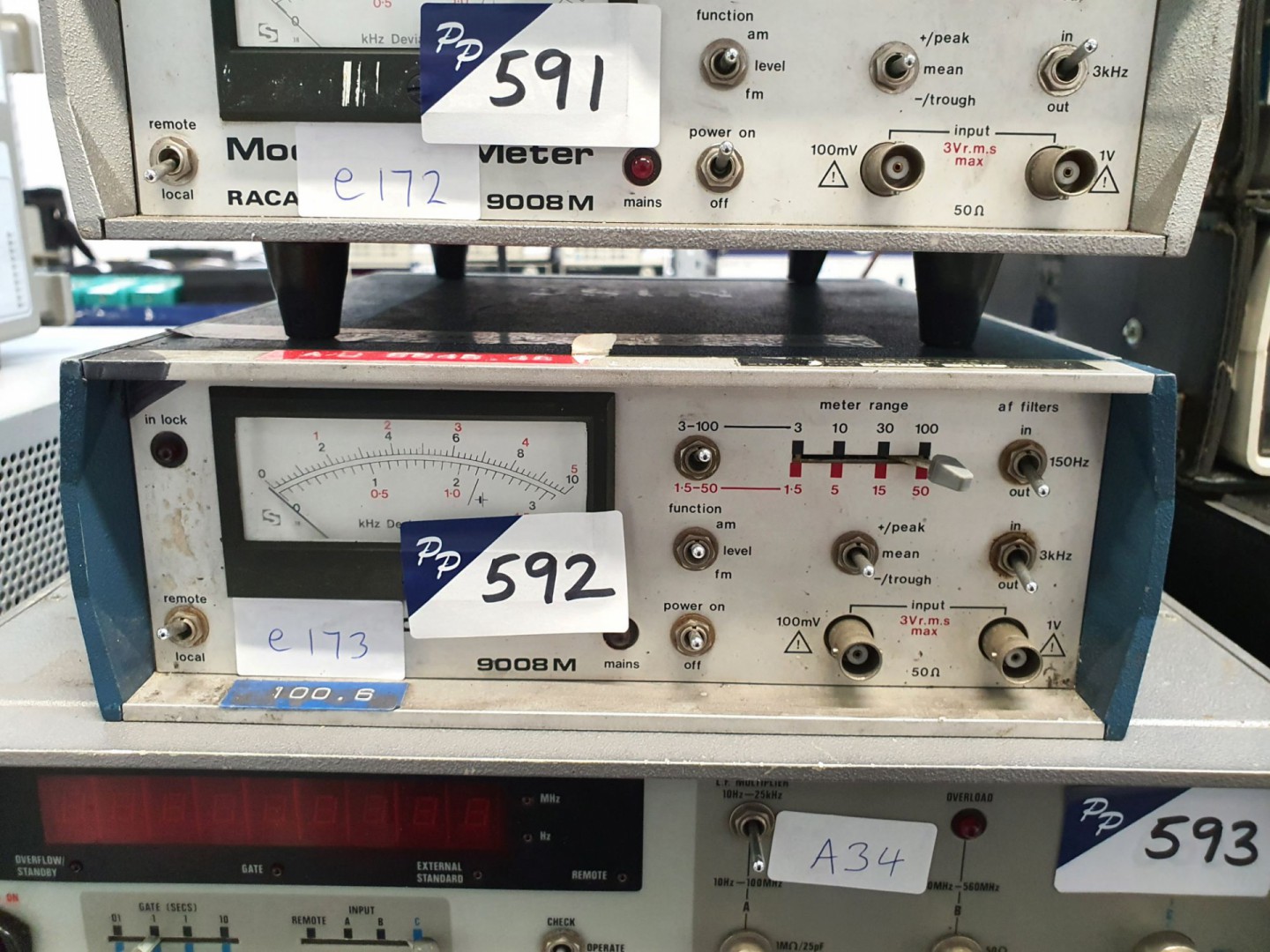 Racal Dana 9008M modulation meter, AM/FM (E173)