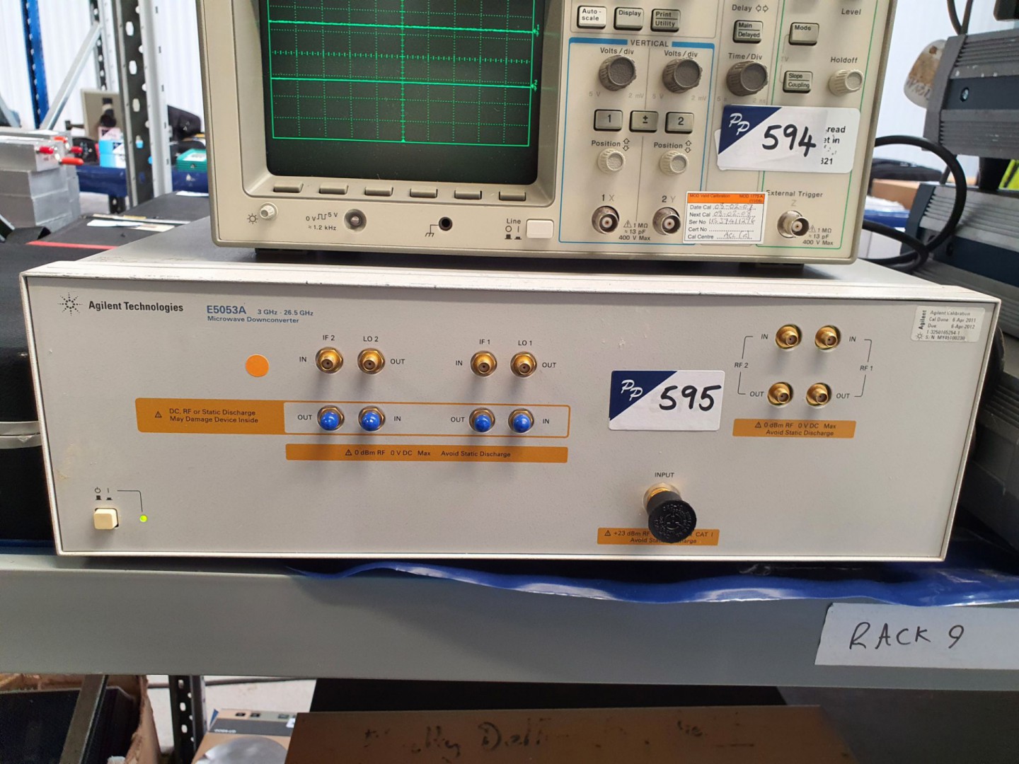Agilent E5053A microwave down converter, 3GHz-26.5...