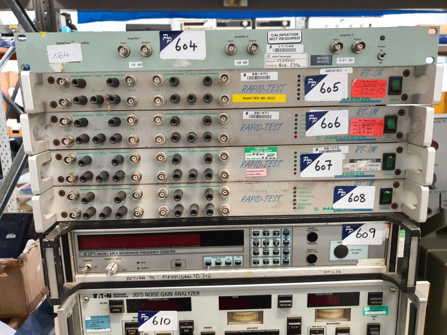 Neutrik RT-1M audio analyser, 2 channels (X172)