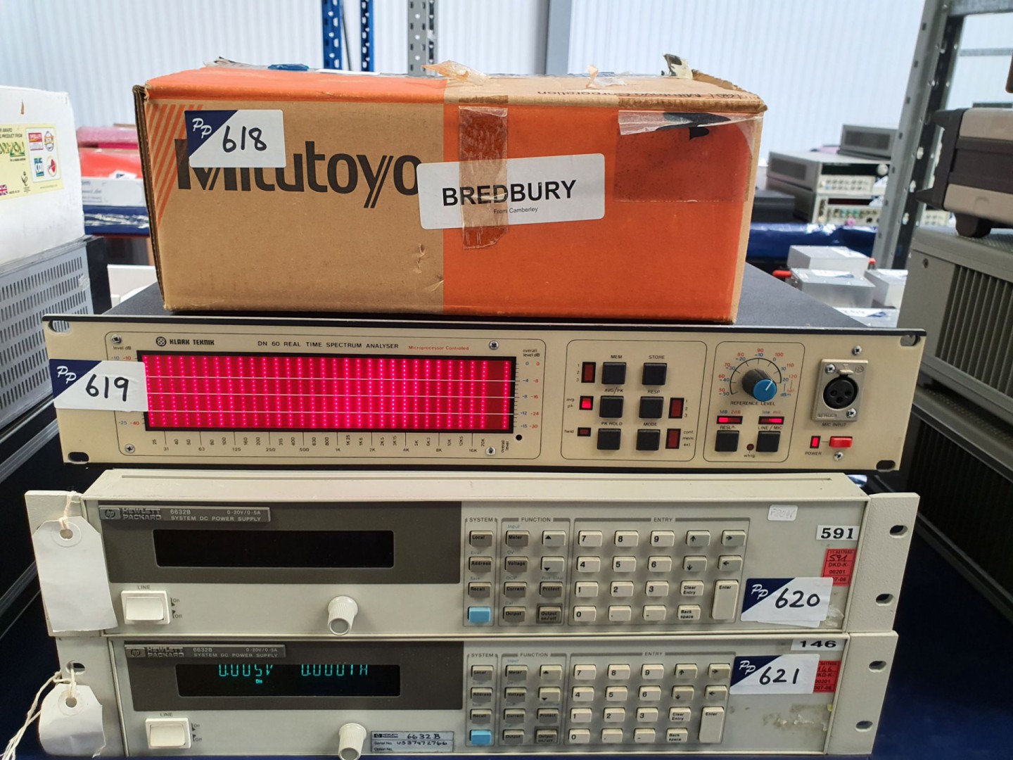 Klark Teknik DN60 Realtime spectrum analyser (E83)
